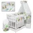 Baby Shop 5 részes babaágynemű - szürke bagoly
