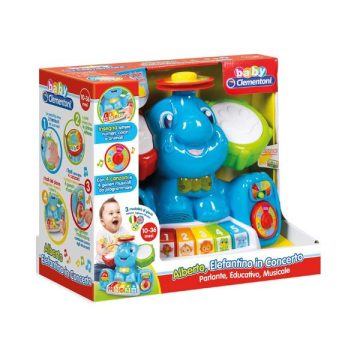   Clementoni Alberto a zenélő elefánt játékszett 10-36 hó