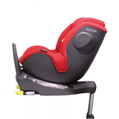Avova Sperber-Fix I-Size 360° biztonsági gyerekülés 40-105 cm - Maple red 