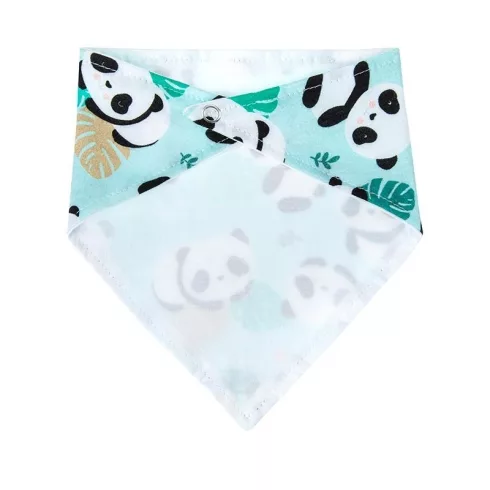 Akuku háromszög alakú előke 1db -  Panda