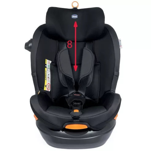 Chicco Around U (i-Size) 40-105 cm  0h +  Jet Black