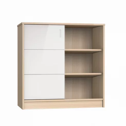 Faktum Alda Classic komód - Coimbra / magasfényű  fehér 