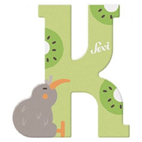 Sevi Fa betű állatos - K zöld